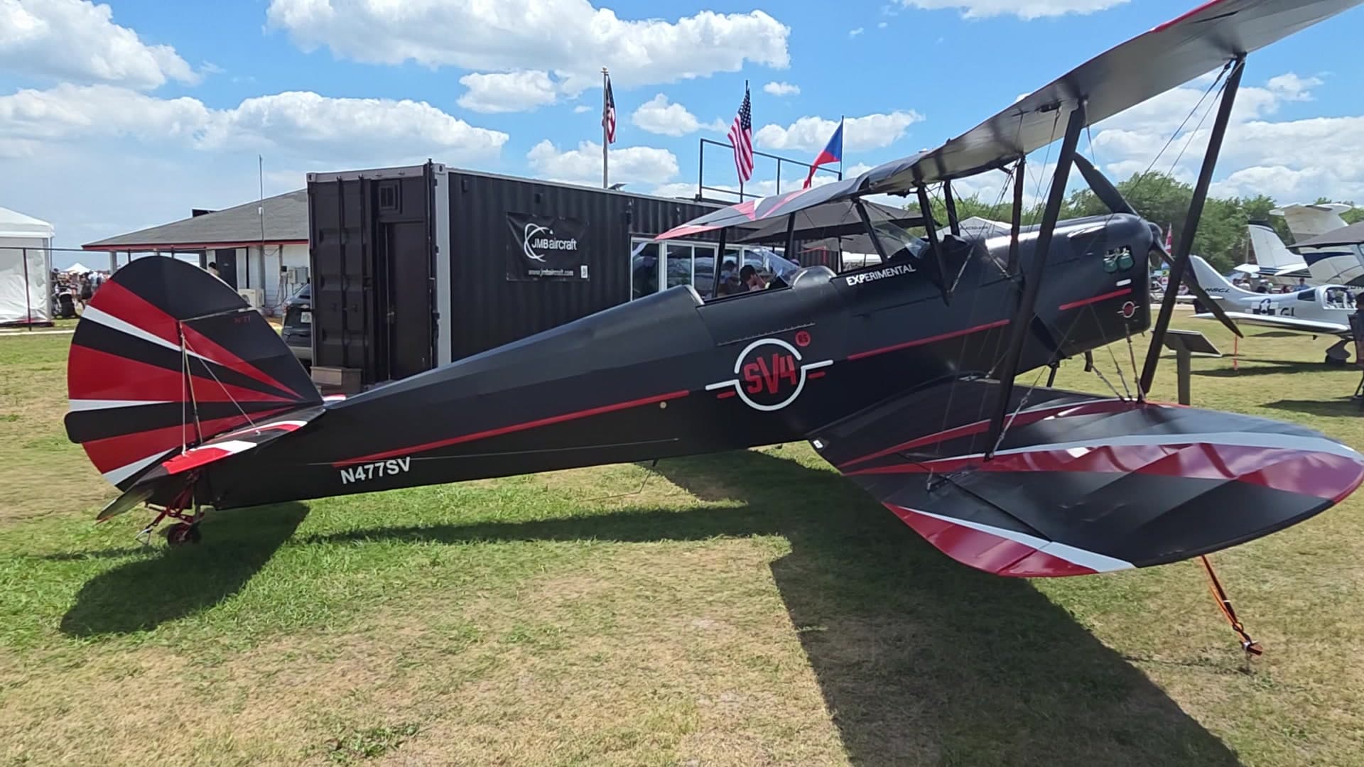N477SV - homebuilt biplane