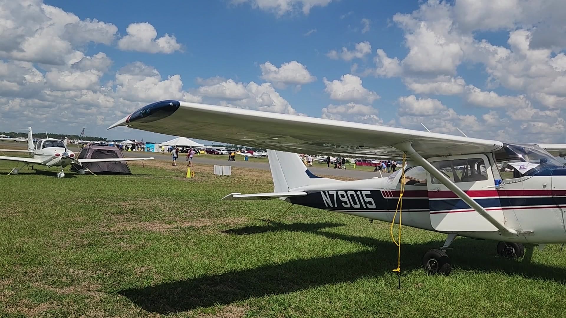 N79015 — Cessna 172/182-class high-wing single-engine piston at Lakeland Linder Intl