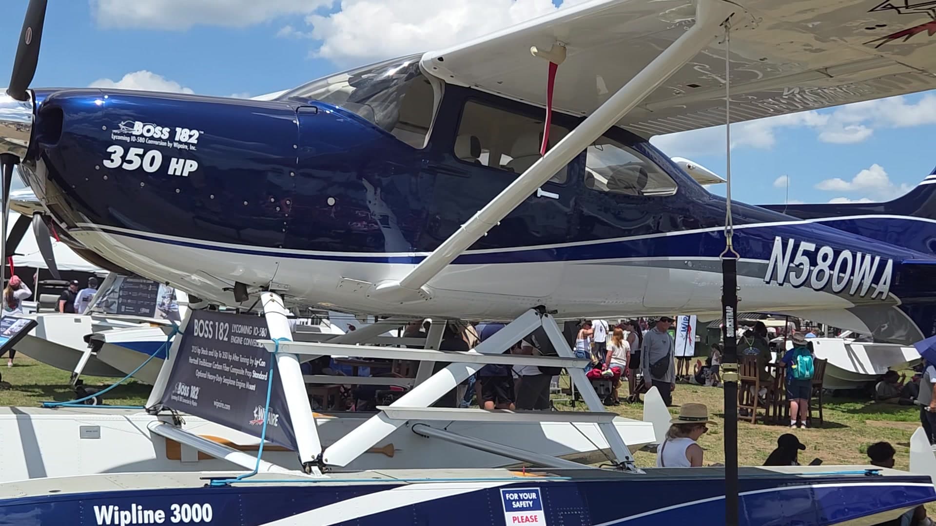 N580WA - Cessna 182 Boss 182 seaplane conversion