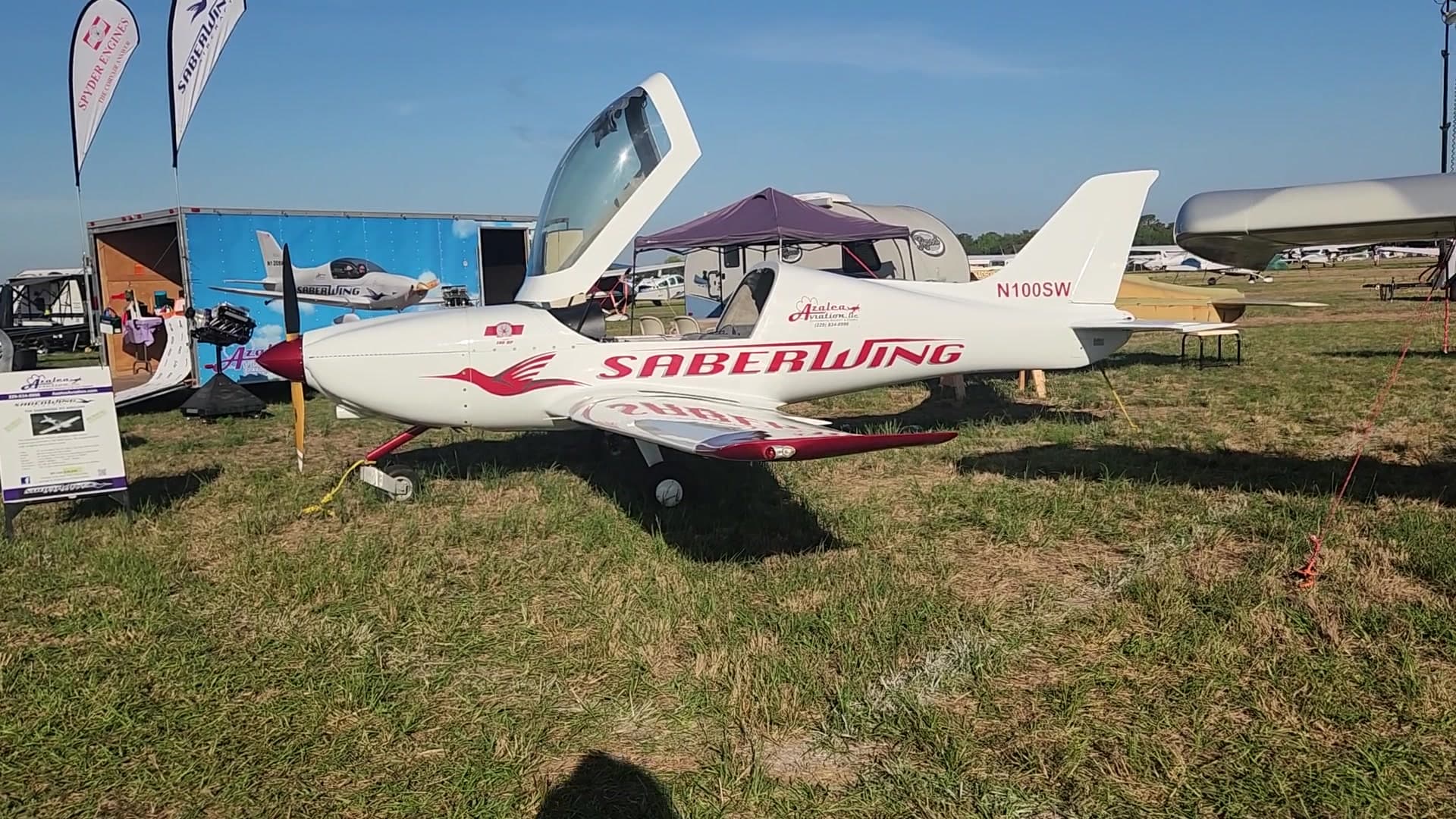 N100SW — William M Clapp CLAPP-SABERWING at Lakeland Linder Intl