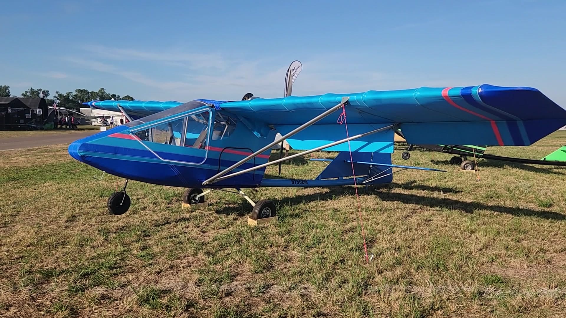N750EM — custom experimental pusher high-wing light aircraft at Lakeland Linder Intl